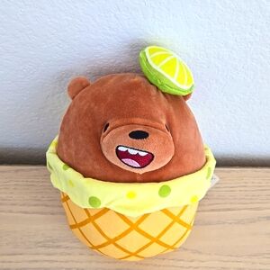We Bare Bears fruit lime plushie from MINISO - 8 inch